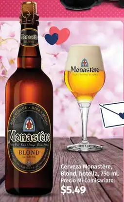 Mi Comisariato Cerveza monastère, blond, botella oferta