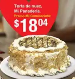 Mi Comisariato Torta de nuez, mi panadería oferta