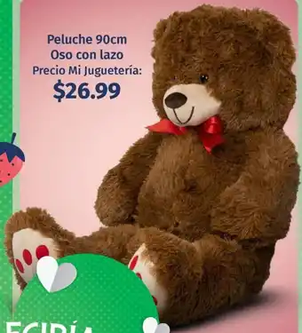 Mi Comisariato Oso con lazo peluche oferta