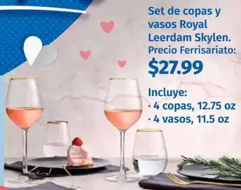 Mi Comisariato Royal leerdam skylen set de copas y vasos oferta