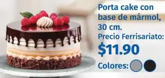 Mi Comisariato Porta cake con base de mármol oferta