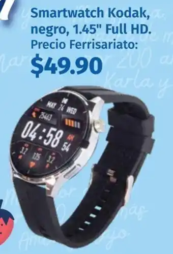 Mi Comisariato Smartwatch Kodak, negro 1.45" oferta