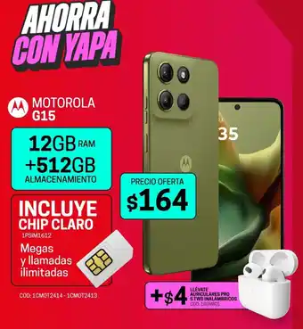 Novicompu Motorola g15 oferta