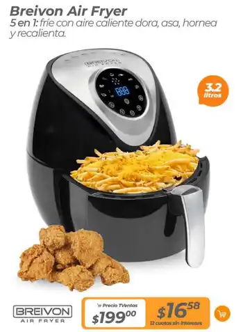 TVentas Breivon air fryer oferta