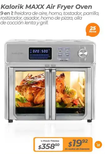 TVentas Kalorik maxx air fryer oven oferta