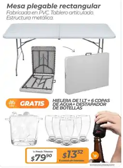 TVentas Mesa plegable rectangular oferta