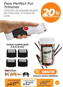 TVentas Paw perfect fur trimmer oferta