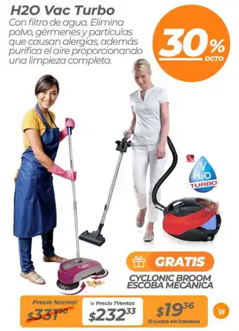 TVentas H20 vac turbo oferta