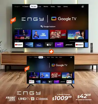 TVentas Engy uhd tv 4k oferta