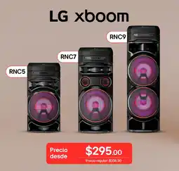 Orve Hogar LG xboom oferta