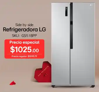 Orve Hogar LG Side by Side Refrigeradora oferta