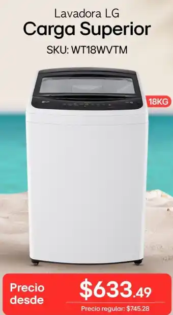 Orve Hogar Lg lavadora carga superior oferta