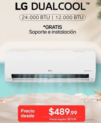 Orve Hogar Lg dualcool oferta