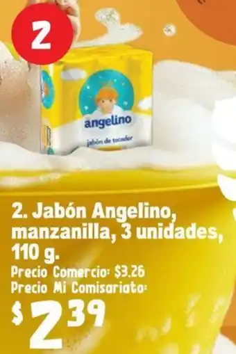 Mi Comisariato Angelino, manzanilla, jabón oferta