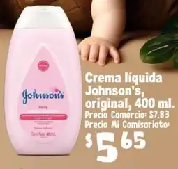 Mi Comisariato Johnson's crema líquida original oferta