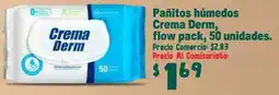 Mi Comisariato Pañitos húmedos crema derm, flow pack oferta