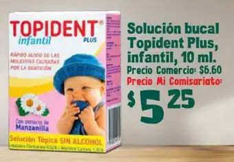 Mi Comisariato Solución bucal topident plus, infantil oferta