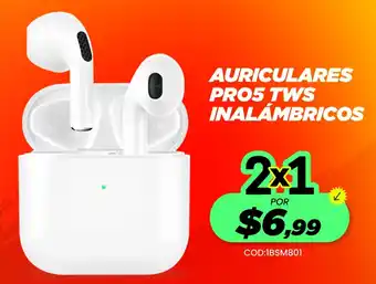 Novicompu Auriculares pro5 tws inalámbricos oferta