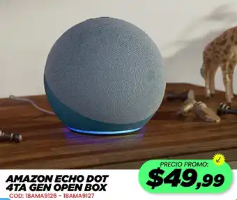 Novicompu Amazon echo dot 4ta gen open box oferta