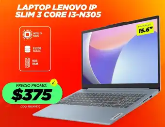 Novicompu Laptop lenovo ip slim 3 core i3-n305 oferta