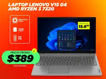 Novicompu Laptop lenovo v15 g4 amd ryzen 37320 oferta