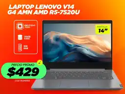 Novicompu Laptop lenovo v14 g4 amn amd r5-7520u oferta