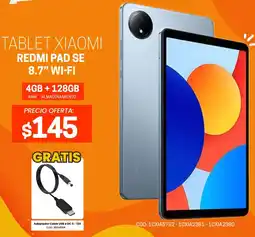 Novicompu Tablet xiaomi redmi pad se 8.7" wi-fi oferta