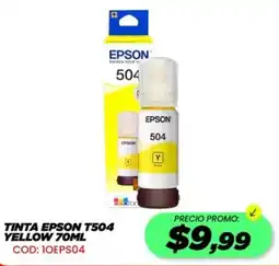 Novicompu Tinta epson T504 yellow oferta