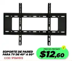 Novicompu Soporte de pared para tv de 40" a 80" oferta