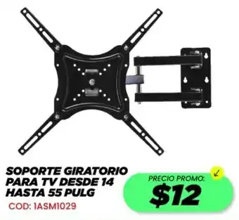 Novicompu Soporte giratorio para tv desde 14 hasta 55 pulg oferta