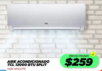 Novicompu Aire acondicionado tcl 12000 btu split oferta