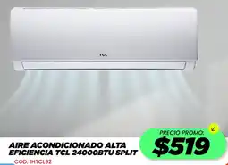 Novicompu Aire acondicionado alta eficiencia tcl 24000btu split oferta