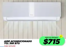 Novicompu Aire acondicionado tcl 36k btu oferta