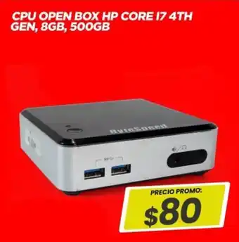 Novicompu Cpu open box hp core 17 4th gen oferta