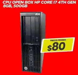 Novicompu Cpu open box hp core 17 4th gen oferta