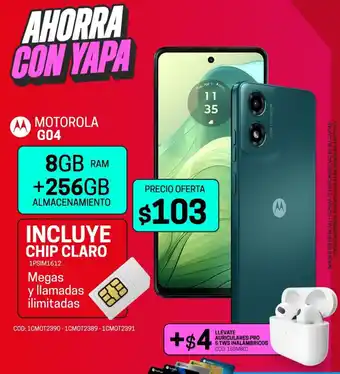 Novicompu Motorola G04 oferta