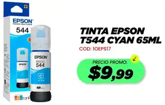 Novicompu Tinta epson T544 cyan oferta