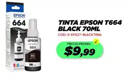 Novicompu Tinta epson T664 black oferta