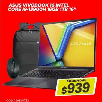 Novicompu Asus vivobook 16 intel core 19-13900h oferta