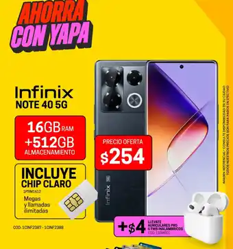 Novicompu Infinix note 40 5G oferta