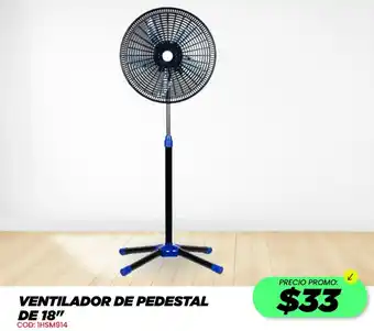 Novicompu Ventilador de pedestal de 18" oferta