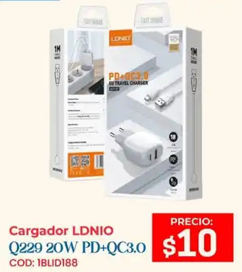 Novicompu LDNIO cargador oferta