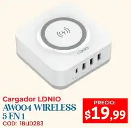 Novicompu LONIO cargador awo04 wireless oferta