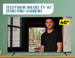 Novicompu Televisor smart tv 40" zitro pro android oferta