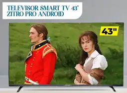 Novicompu Televisor smart tv 43" zitro pro android oferta