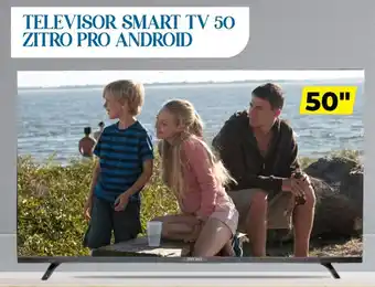 Novicompu Televisor smart tv 50 zitro pro android oferta