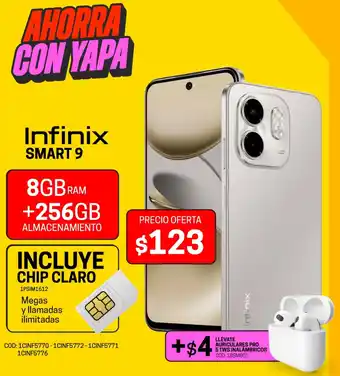 Novicompu Infinix smart 9 oferta