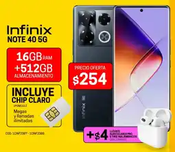 Novicompu Infinix note 40 5g oferta