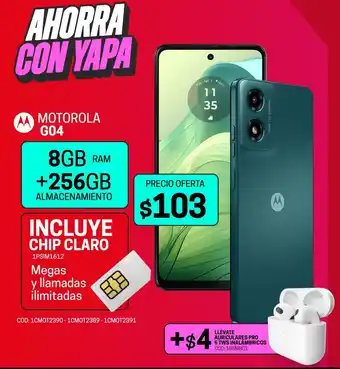 Novicompu Motorola G04 oferta