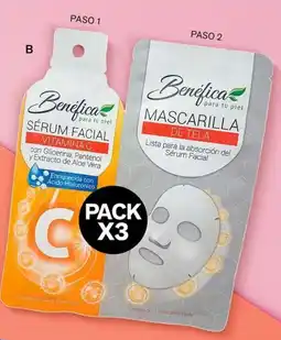 Leonisa Pack mascarilla benéfica 2 pasos vitamina c oferta